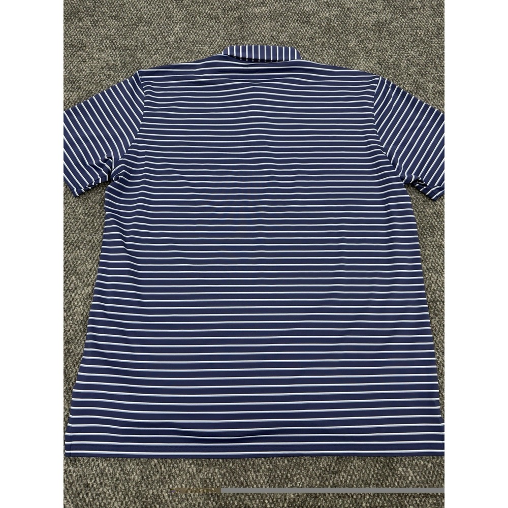Holderness & Bourne Men's XL Blue Golf Performance Polo Shirt Squires Golf Club - Picture 8 of 10